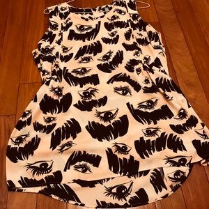 Melissa McCarthy shirt dress high low